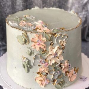 Торт «Абстракция цветов»