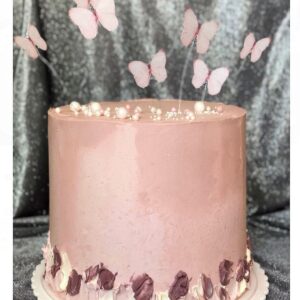 Торт «Розовые бабочки «