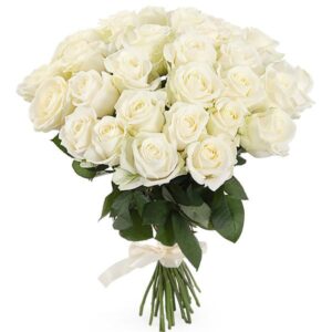 Букет из белых роз (31шт х60см)